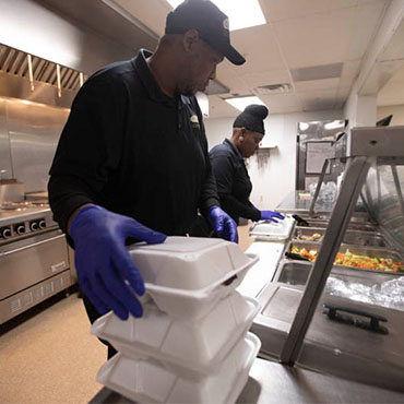 Catering, accommodation